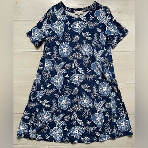 Loft Outlet floral A-line dress